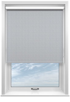 Diamond Tile, Heritage Grey - Twist&Fit Roller Blind